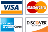 We accept Cash or Credit Cards